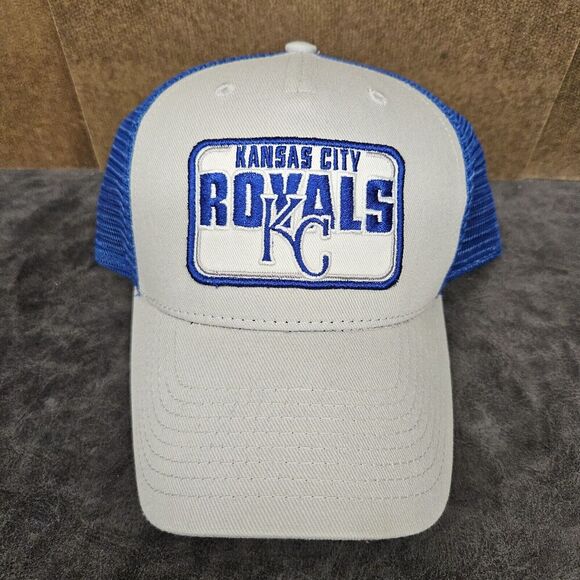 Kansas City KC Royals Emboidered Patch Snapback Trucker Hat by Fan Favorite - Picture 1 of 12